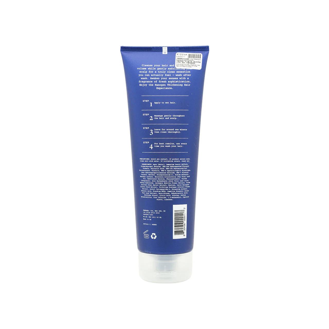 Nanogen Thickening Shampoo for Men 240ml - Image 2