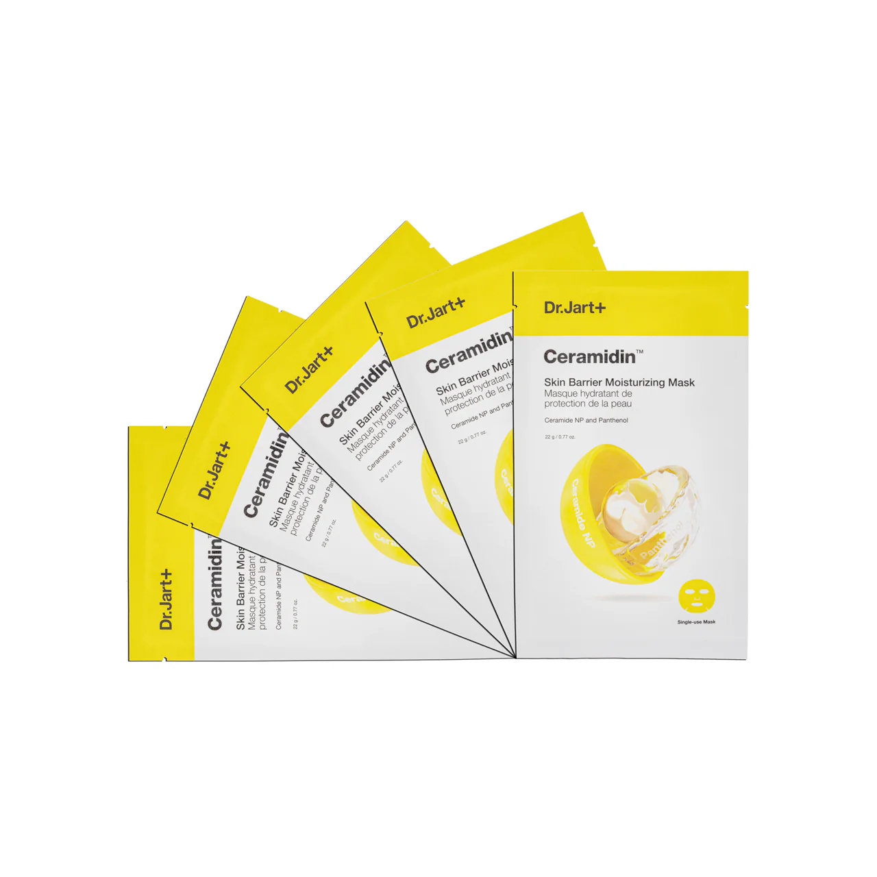 Dr. Jart+ Ceramidin Skin Barrier Moisturizing Mask 5 PCS - Image 5
