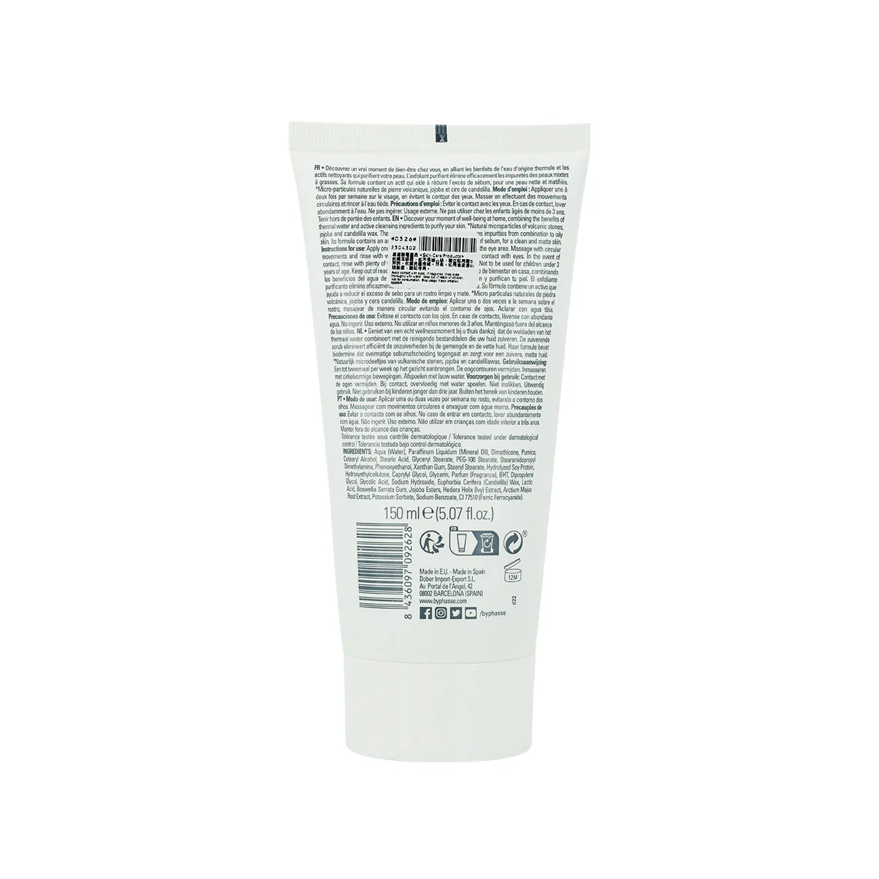 Byphasse Home Spa Experience Purifying Face Scrub 150ml - Image 2