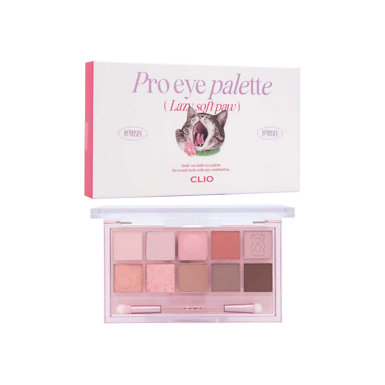 Clio 10-color eyeshadow set (Koshort limited edition) #20 lazy cat claw