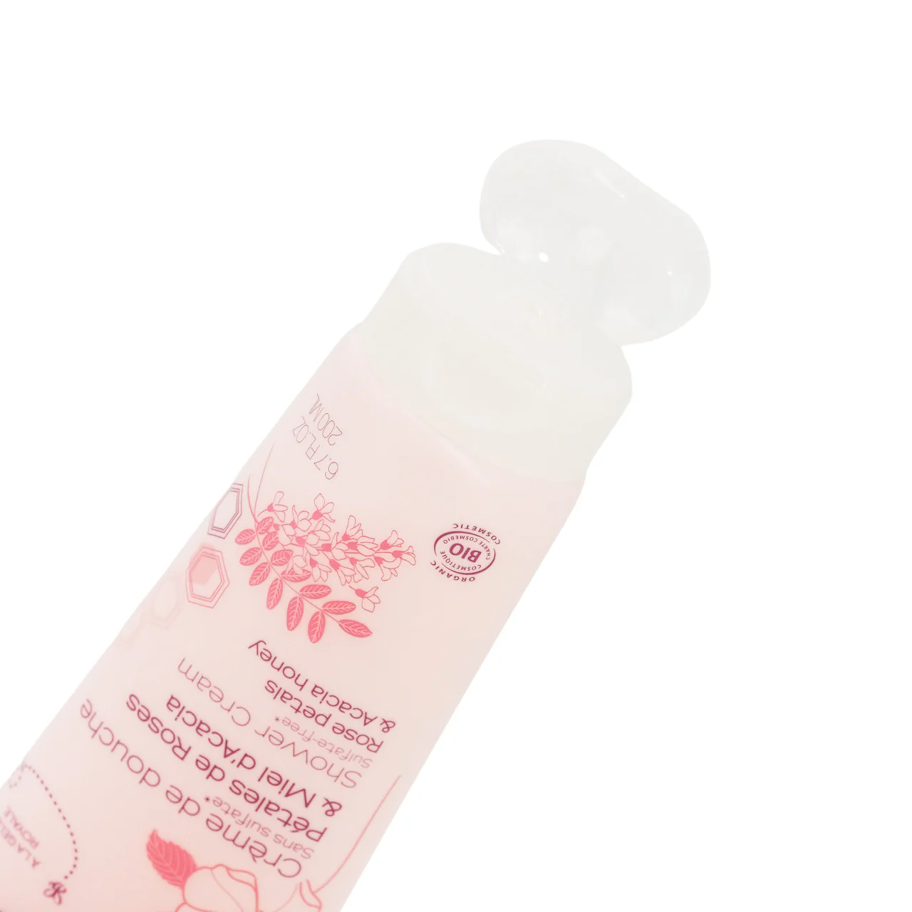 Melvita Rose Petals & Acacia Honey Shower Cream 200ml - Image 3