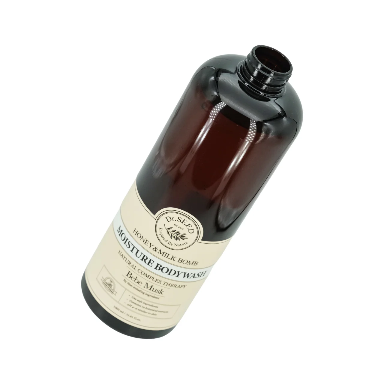 Dr.Seed Honey &Milk Bomb Moisture Body Wash Bebe Musk 1000ml - Image 4