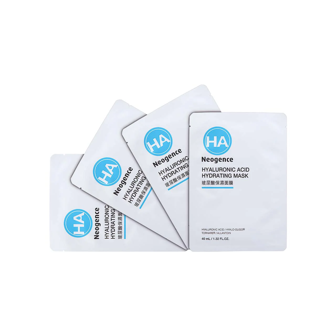 Neogence HA Hyaluronic Acid Hydrating Mask 4pcs - Image 5