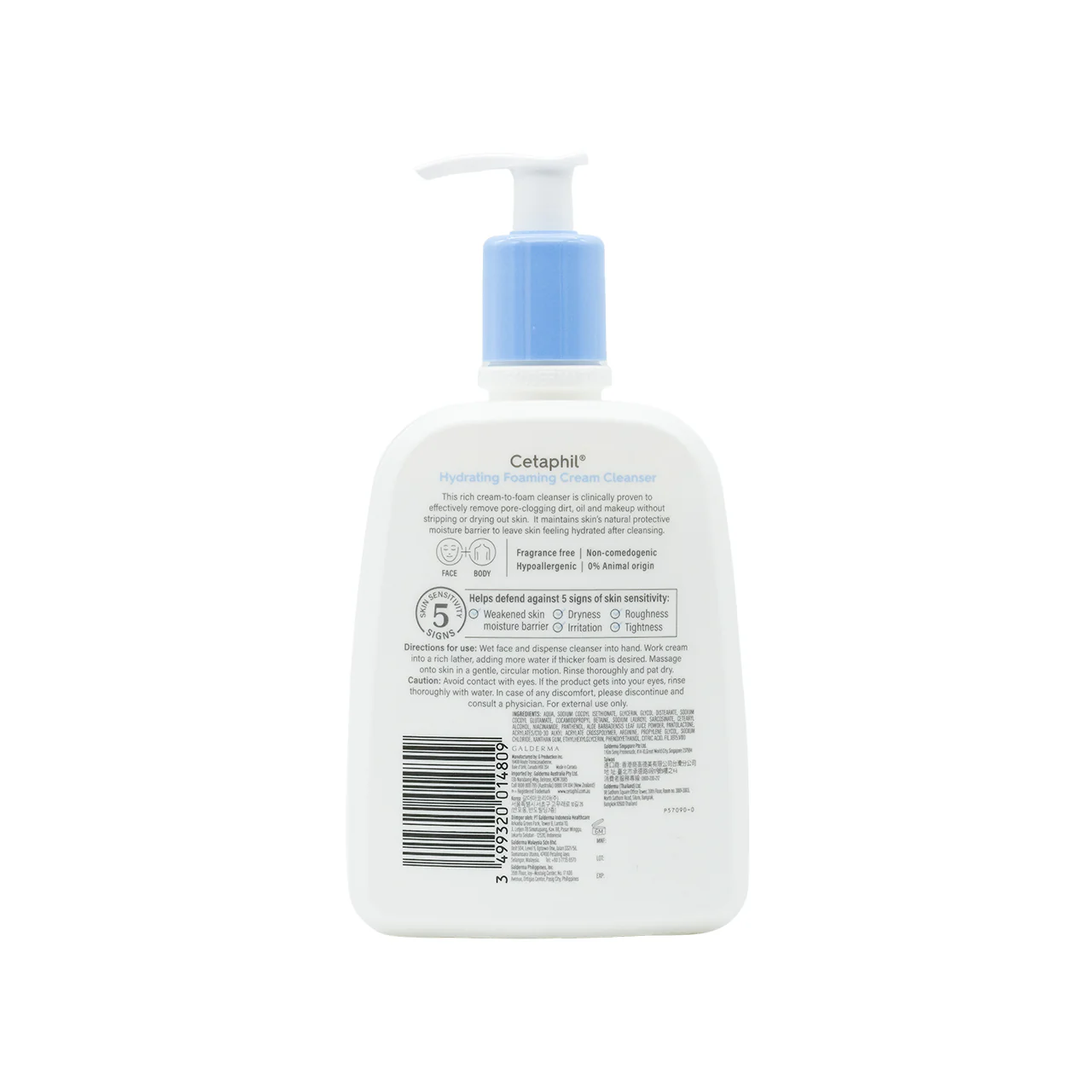 Cetaphil Hydrsting Foaming Cream Cleanser 473ml - Image 3