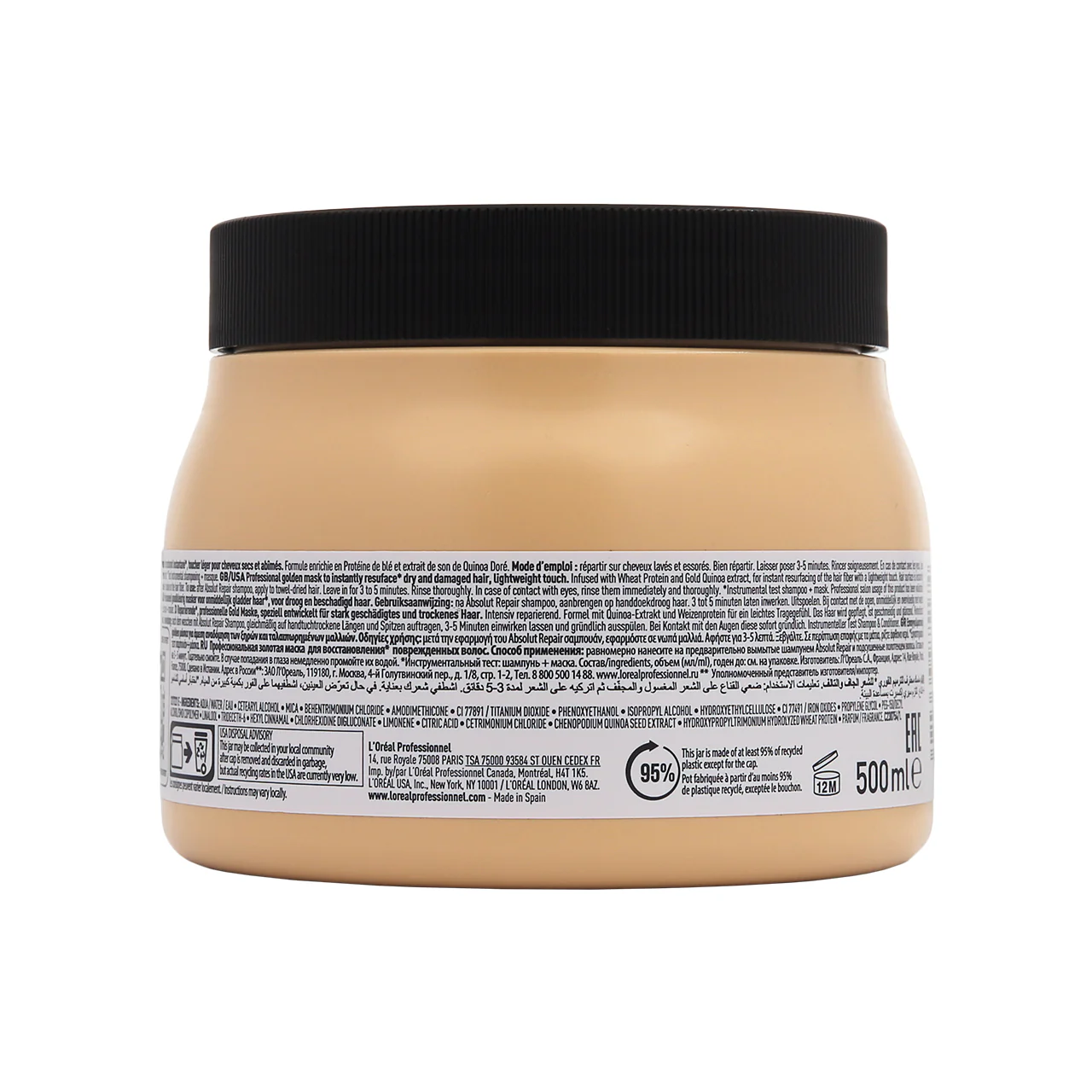 L'Oreal Professionnel Absolut Resurfacing Golden Mask 500ml - Image 2