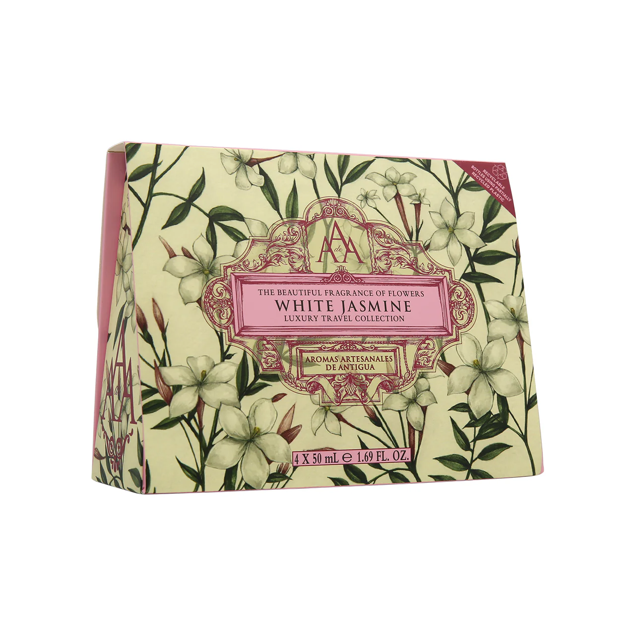 Aomas Artesanales de Antigua Travel Collection - White Jasmine 4pcs - Image 2