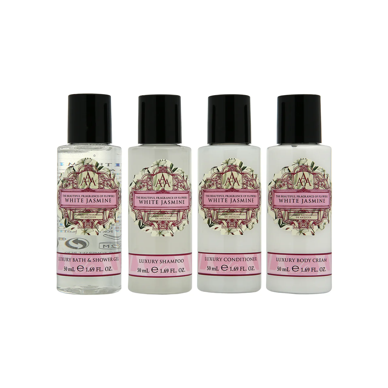 Aomas Artesanales de Antigua Travel Collection - White Jasmine 4pcs - Image 4