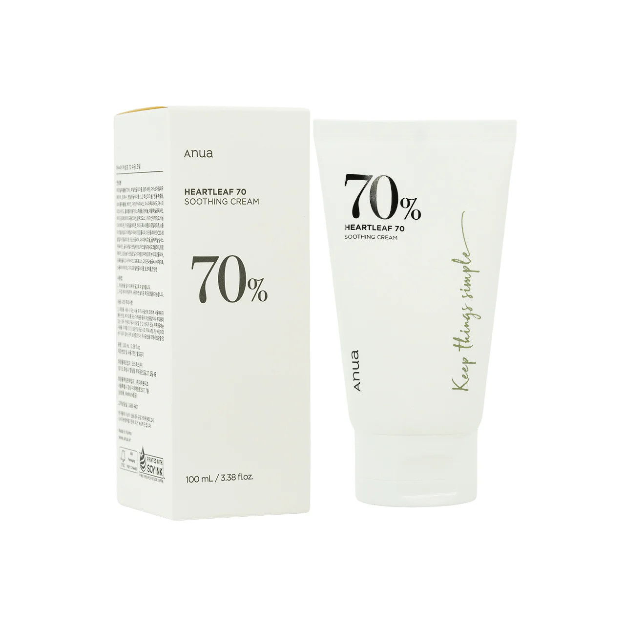 Anua Heartleaf 70 Soothing Cream 100ml