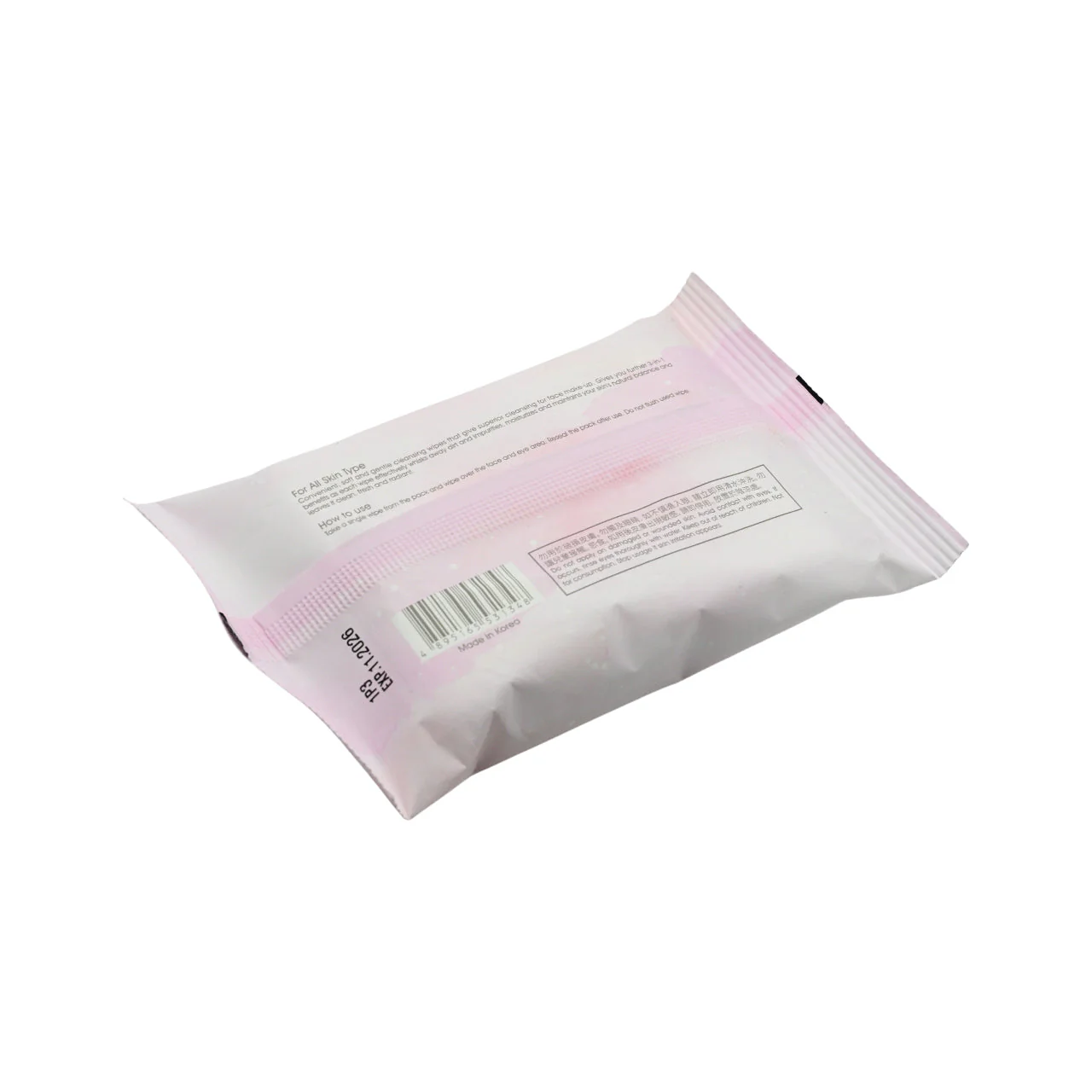 Sasatinnie Moisturizing Make-up Removal Wipes Pink 15pcs - Image 5
