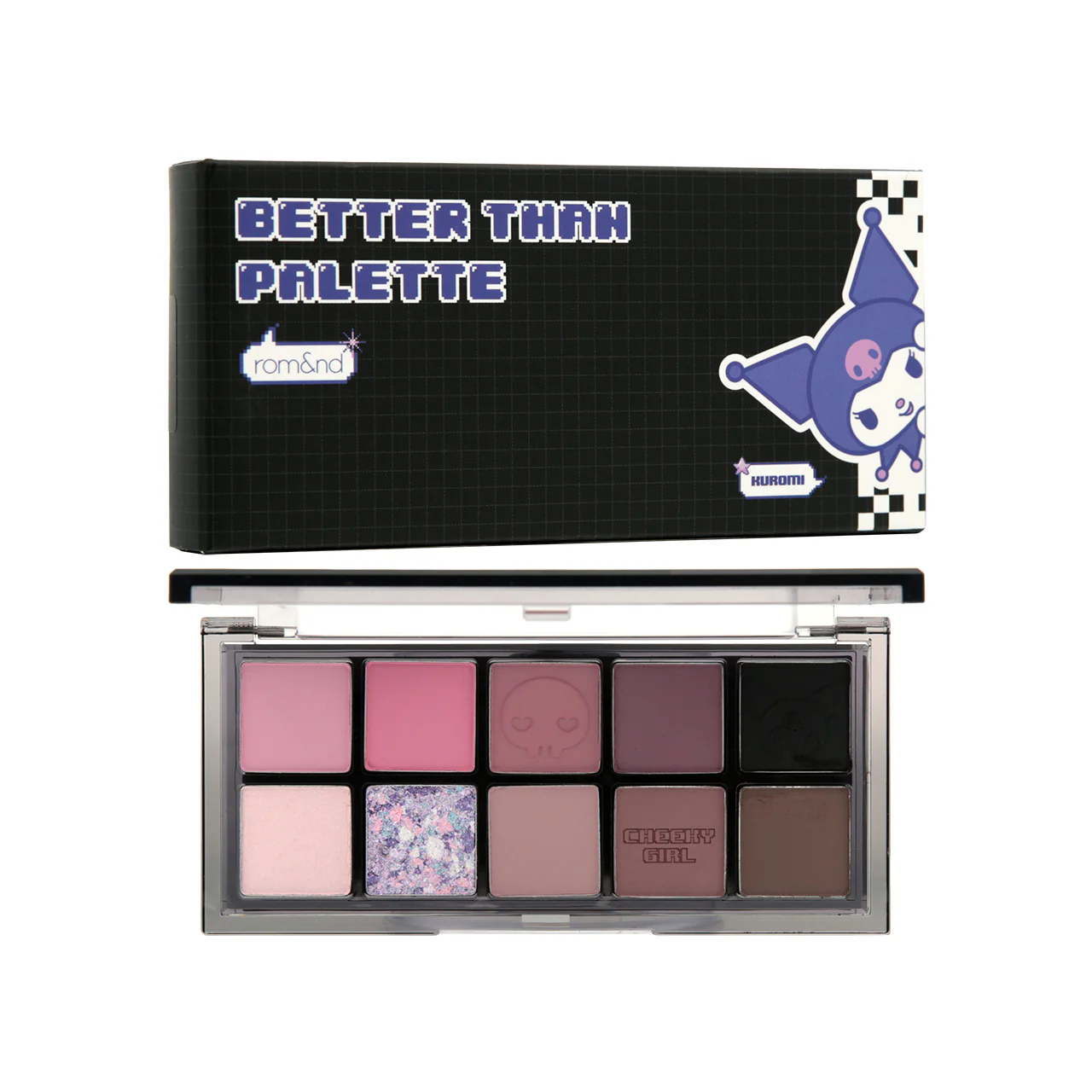 Rom&nd Sanrio Kuromi Better Than Palette #11 Cheeky Cheeky Garden  8.5g