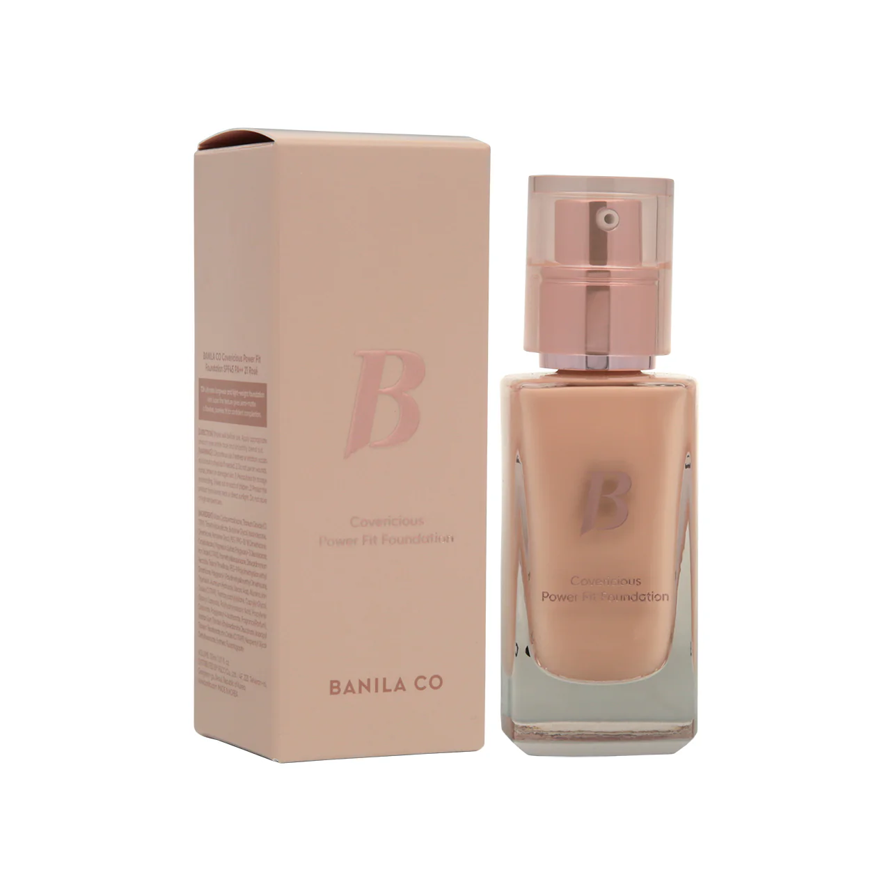 Banila Co SPF45 PA++ Convericious Power Fit Foundation (#21 Rose) (30ml)