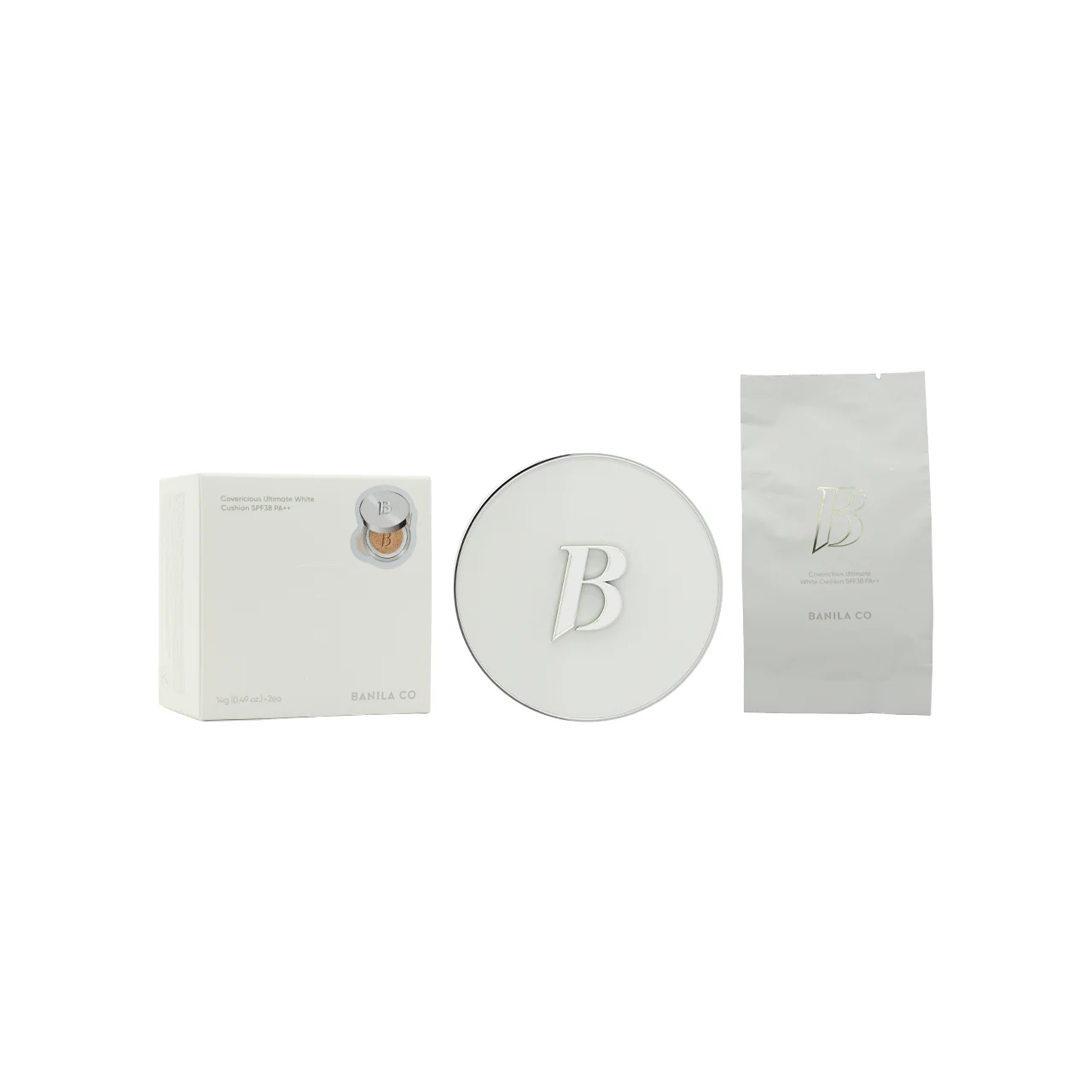 Banila Co SPF38PA++ Covericious Ultimate White Cushion #21 Rose 14gx2