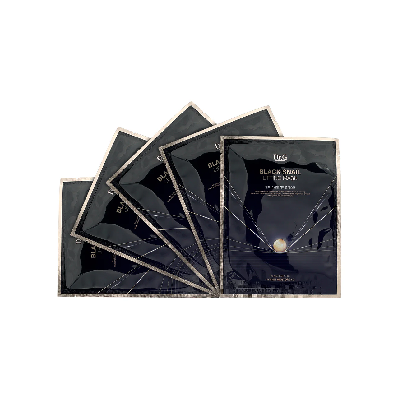 Dr.G Black Snail Lifting Mask 5pcs - Image 5