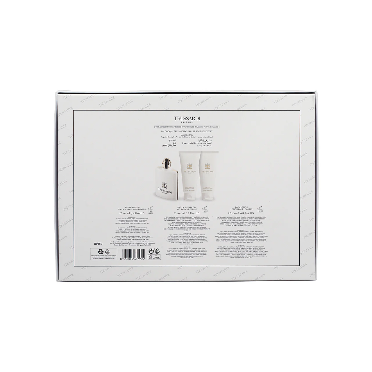 Trussardi Donna Eau de Perfum Gift Set 3pcs - Image 5