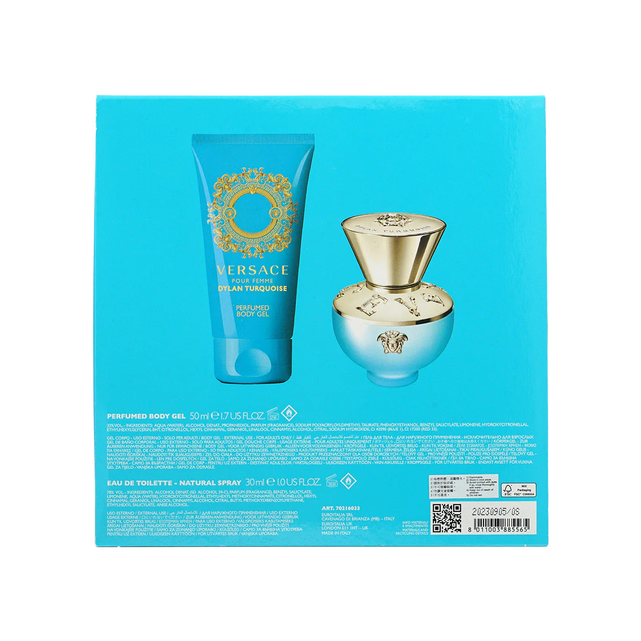 Versace Dylan Turquoise Big Travel Set 2pcs - Image 3