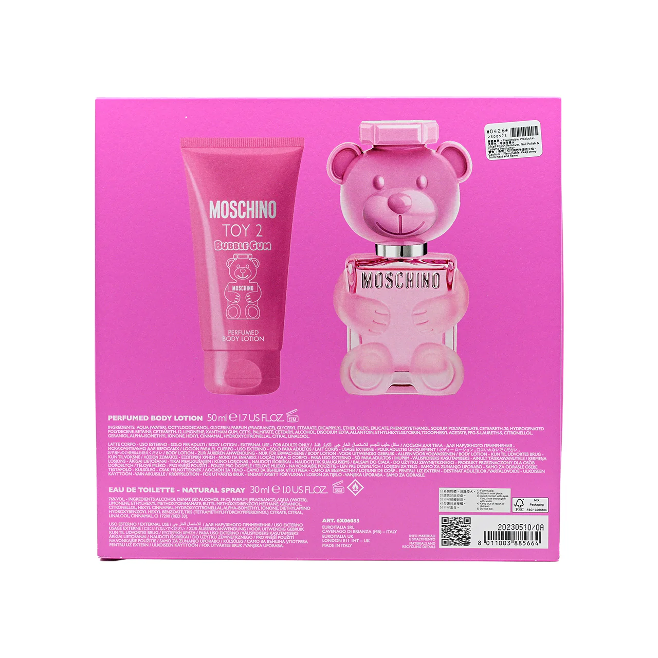 Moschino Toy 2 Bubble Gum Eau de Toilette Set 2pcs - Image 5