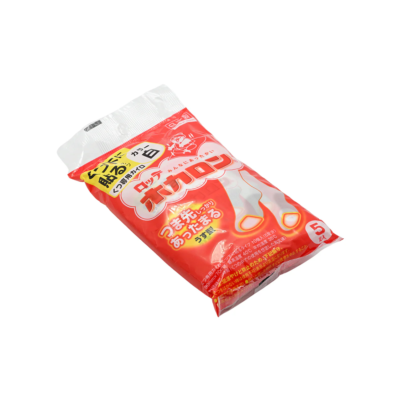 Lotte Japan Sock Stick-On Warmer 5 pairs - Image 4