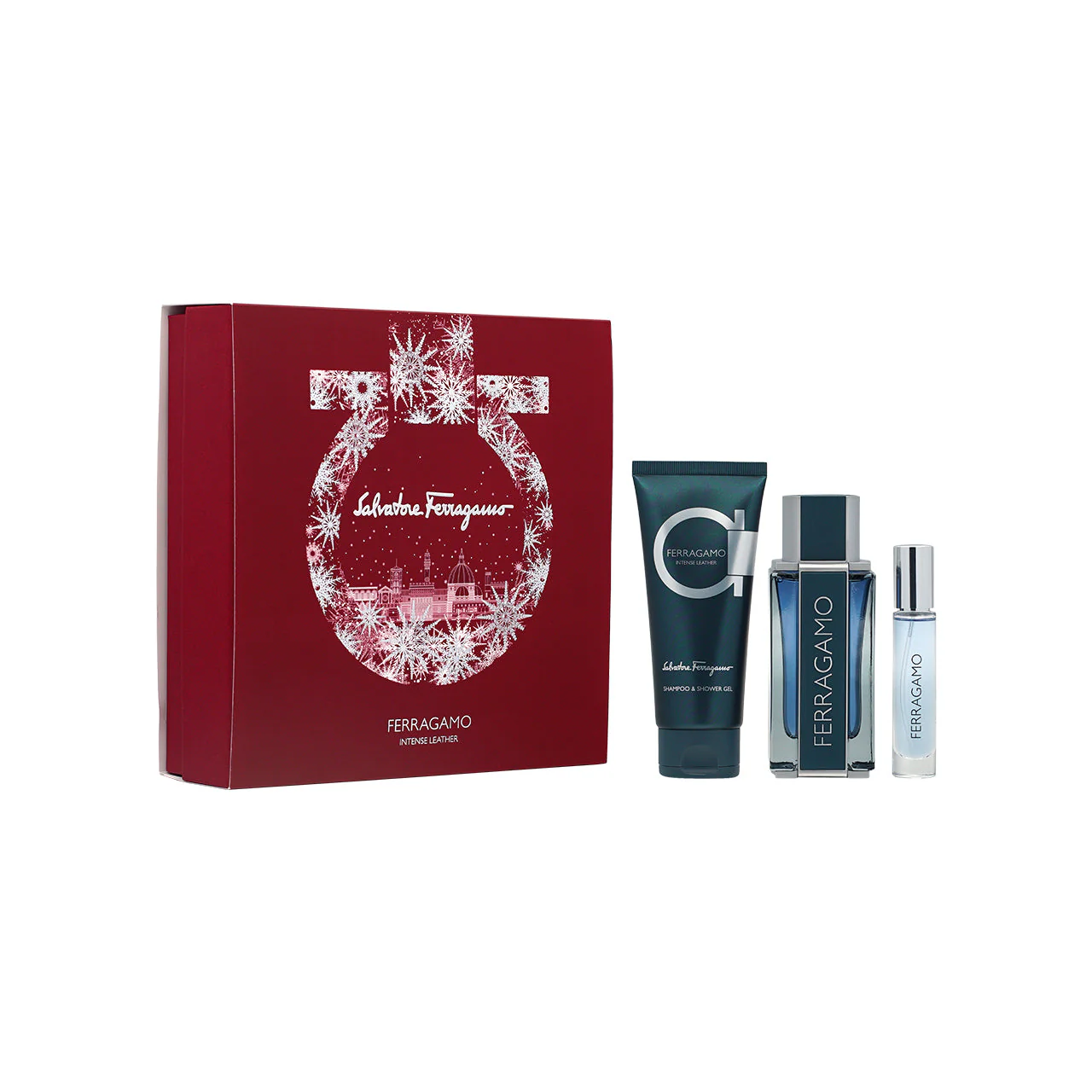 Salvatore Ferragamo Intense Leather Eau de Parfum Set 3pcs