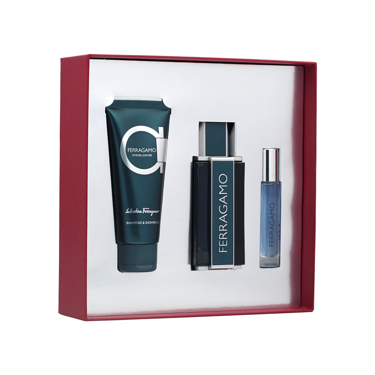 Salvatore Ferragamo Intense Leather Eau de Parfum Set 3pcs - Image 4