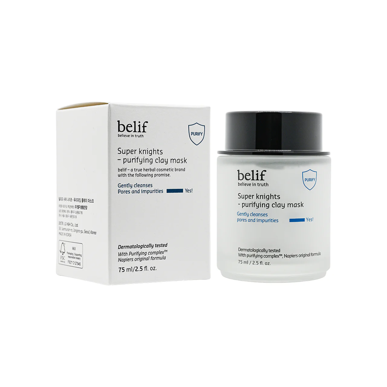 Belif Super Knights - Purifying Clay Mask 75ml