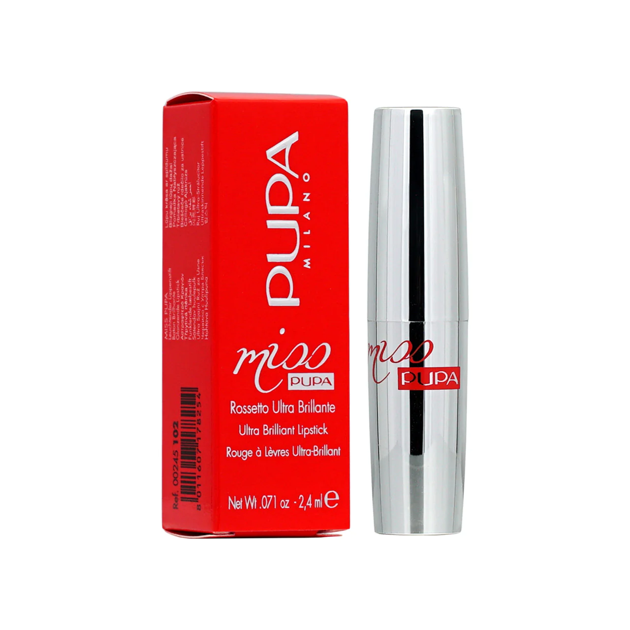 Pupa Miss Pupa Lipstick #102 Candy Nude 2.4ml