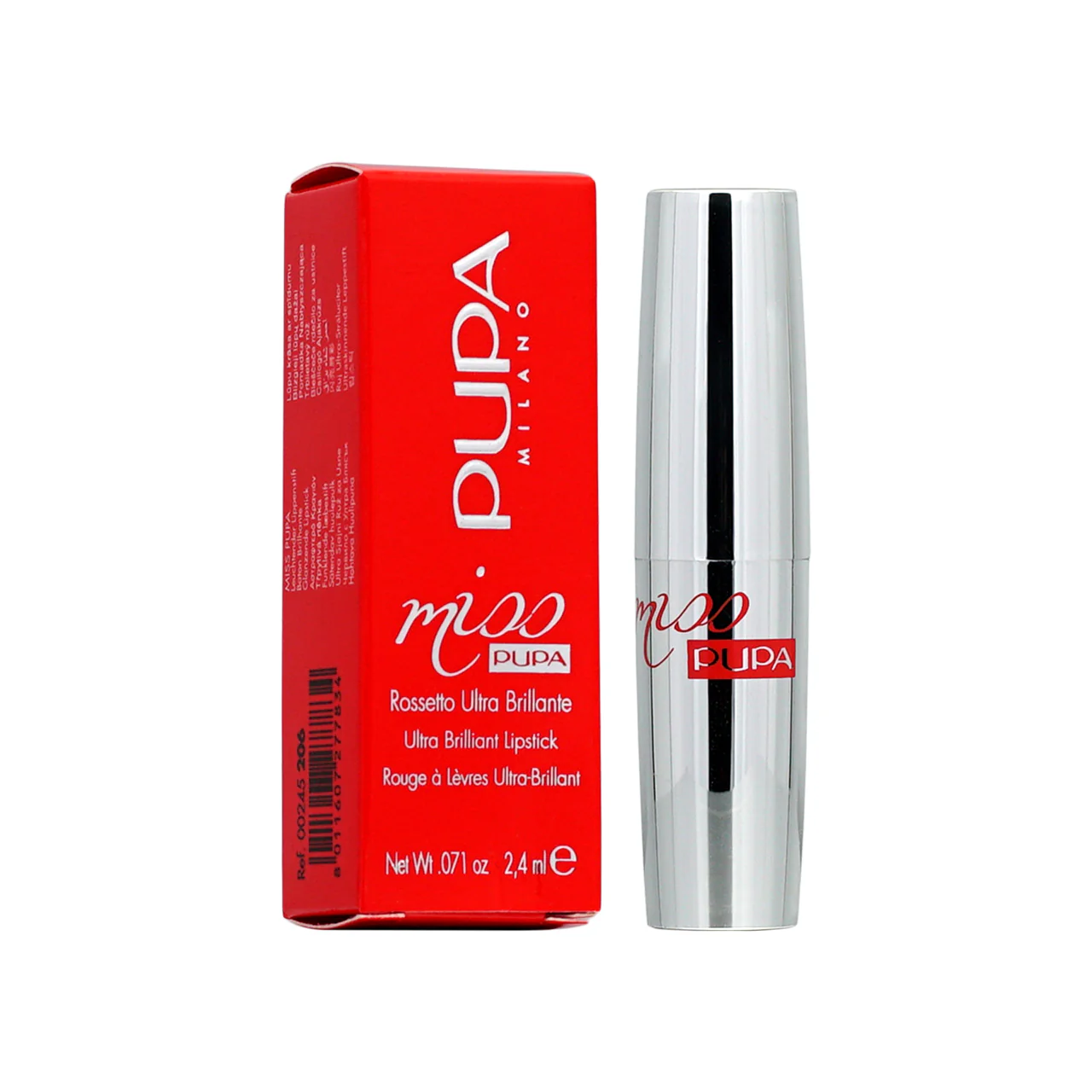 Pupa Miss Pupa Lipstick #206 Infinite Mauve 2.4ml