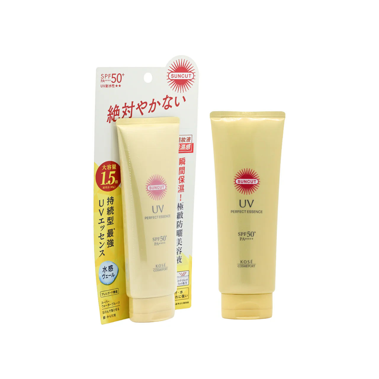 Kose Cosmeport SPF50+PA++++ Suncut UV Protect Super Water Proof Essence 120g