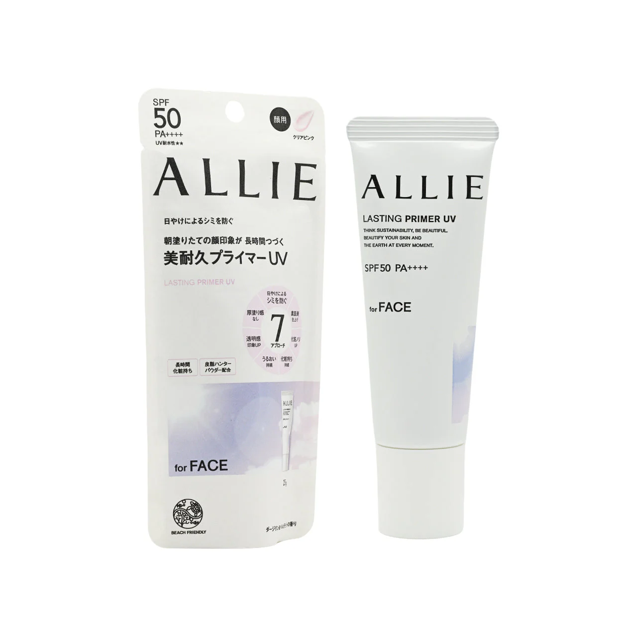 Allie SPF50+PA++++ Lasting Primer UV Pink 25g