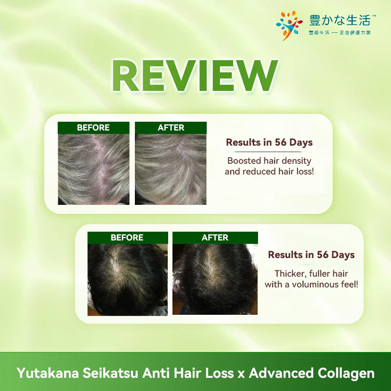 Yutakana Seikatsu Hair Supplement & Essence Set 2pcs - Image 5