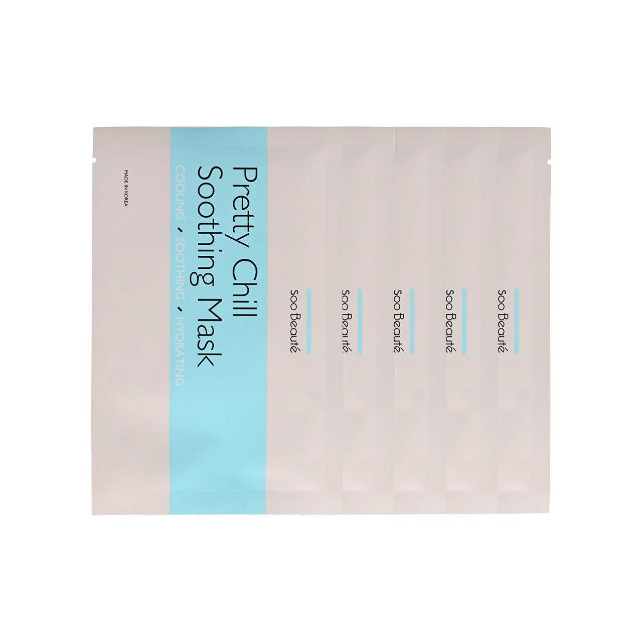 Soo Beaute Pretty Chill Soothing Mask 5pcs - Image 4