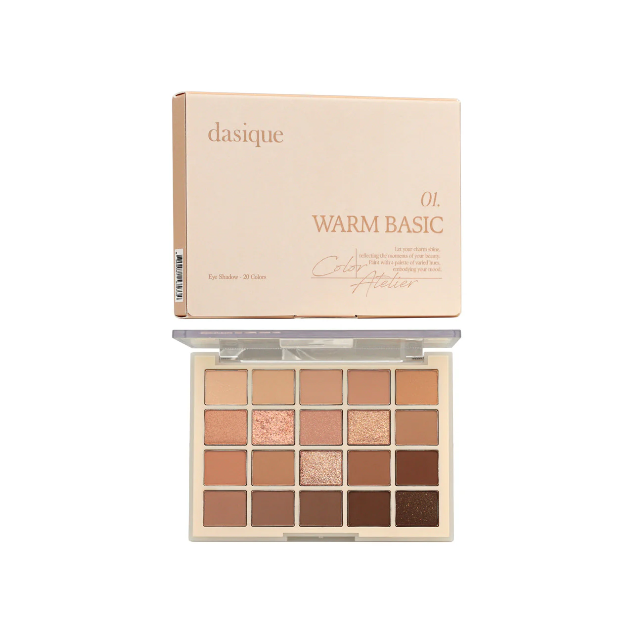 Dasique Vegan Mood Shadow Palette #01 Warm Basic 10.5g