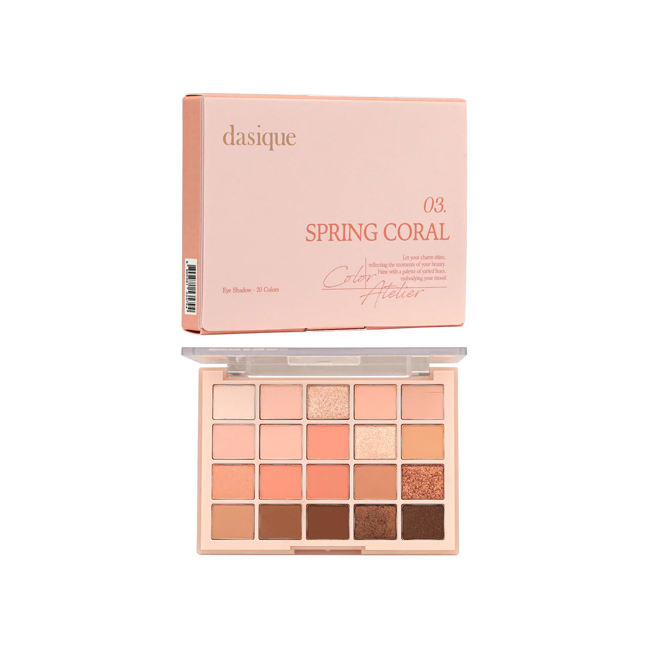Dasique Vegan Mood Shadow Palette #03 Spring Coral 10.5g