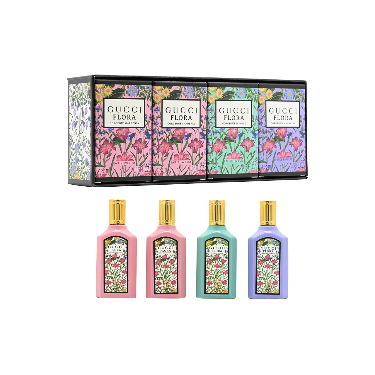 Gucci Flora Eau De Parfum Miniature Set 4pcs