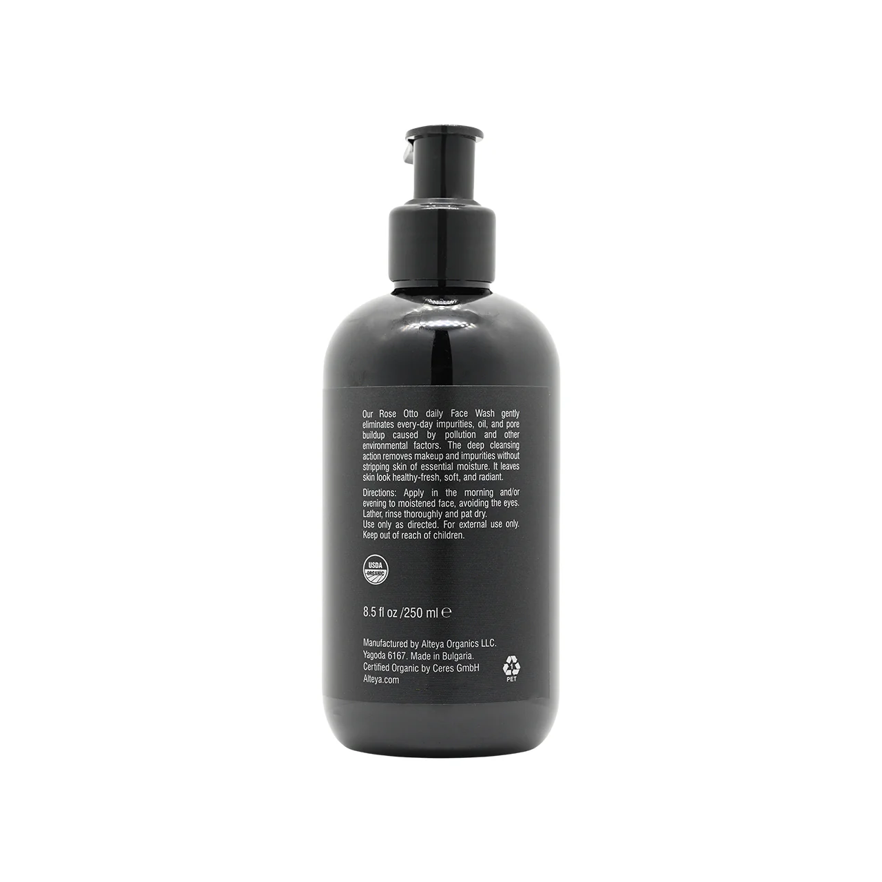 Alteya Organics Organic Rose Otto Face Wash 250ml - Image 3