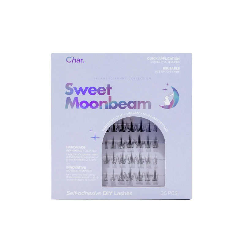 Char. Self-Adhesive DIY Lashes #Moon 36 PCS