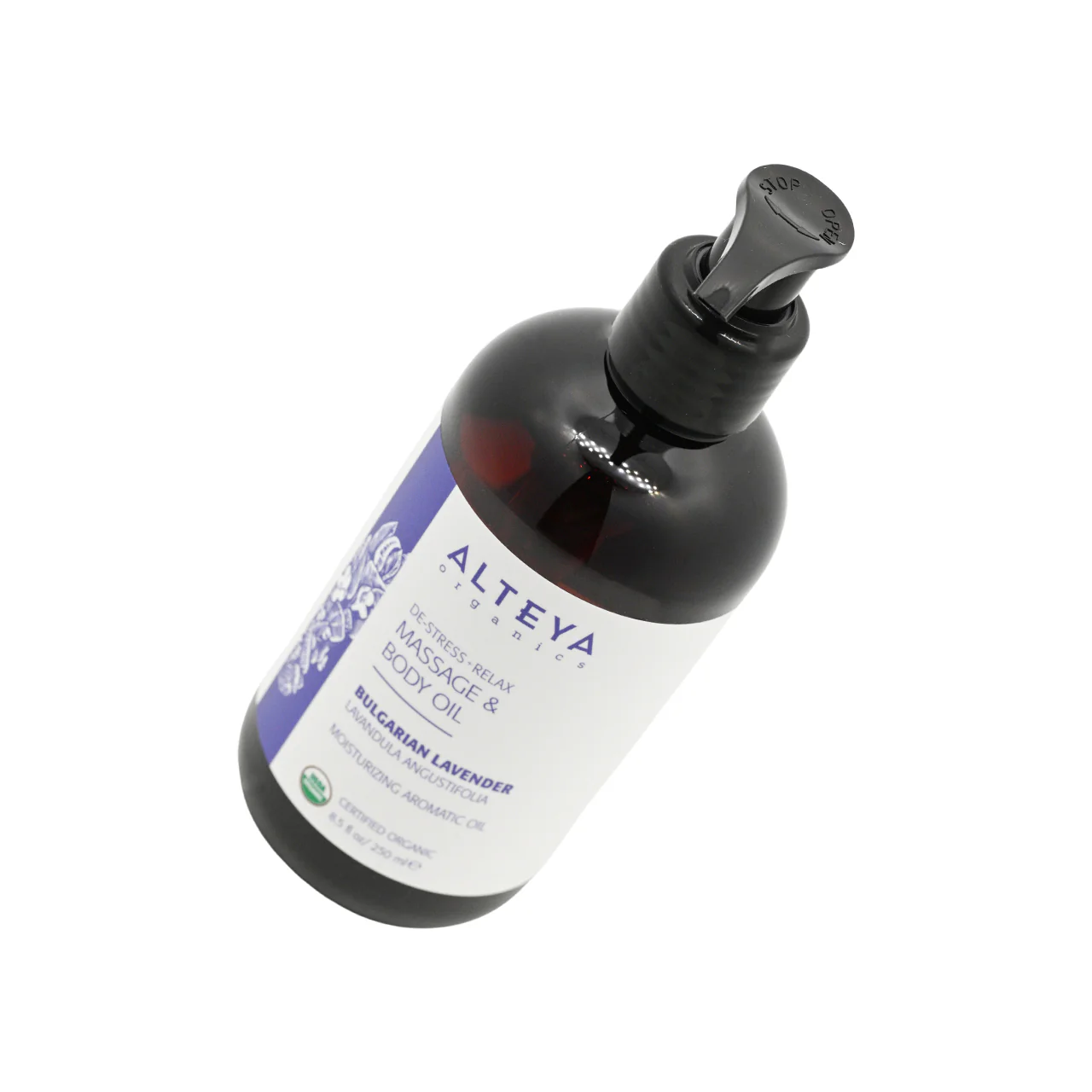 Alteya Organics Rejuvenating Massage &Body Oil, Bulgarian Lavender 250ml - Image 4