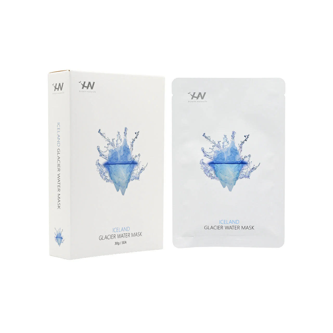Histoire Naturelle Iceland Glaciel Water Mask 5pcs