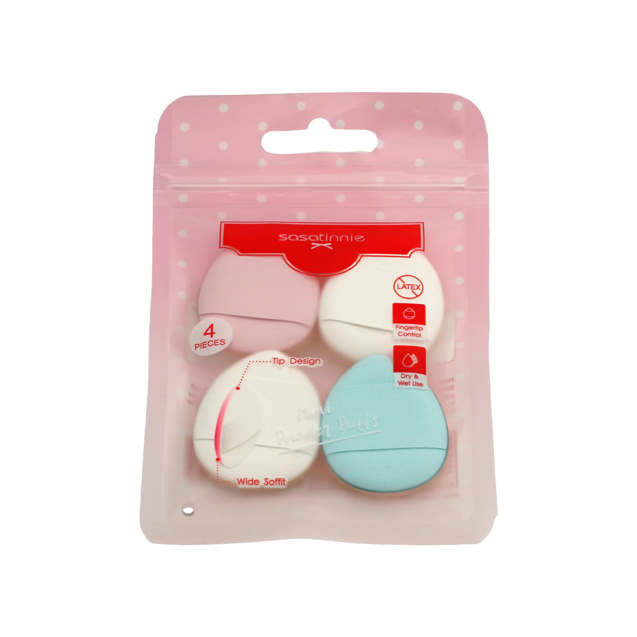 Sasatinnie Mini Powder Puff 4pcs - Image 5