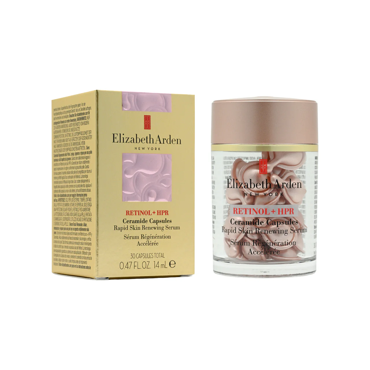 Elizabeth Arden Retinol + HPR Ceramide Capsules Rapid Skin Renewing Serum 30 capsules