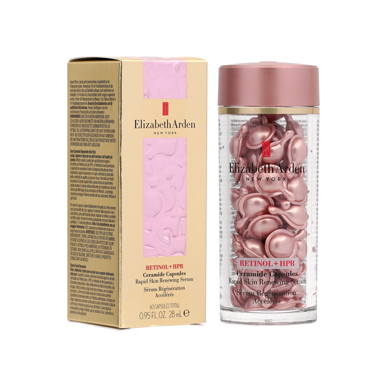 Elizabeth Arden Retinol + HPR Ceramide Capsules Rapid Skin Renewing Serum 60 capsules