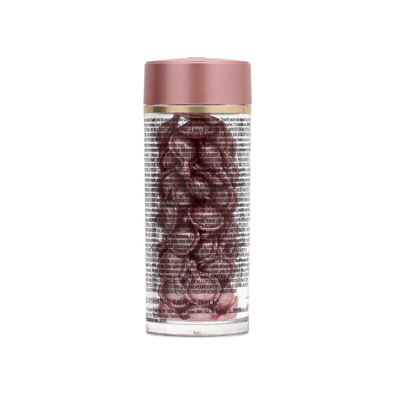 Elizabeth Arden Retinol + HPR Ceramide Capsules Rapid Skin Renewing Serum 60 capsules - Image 3