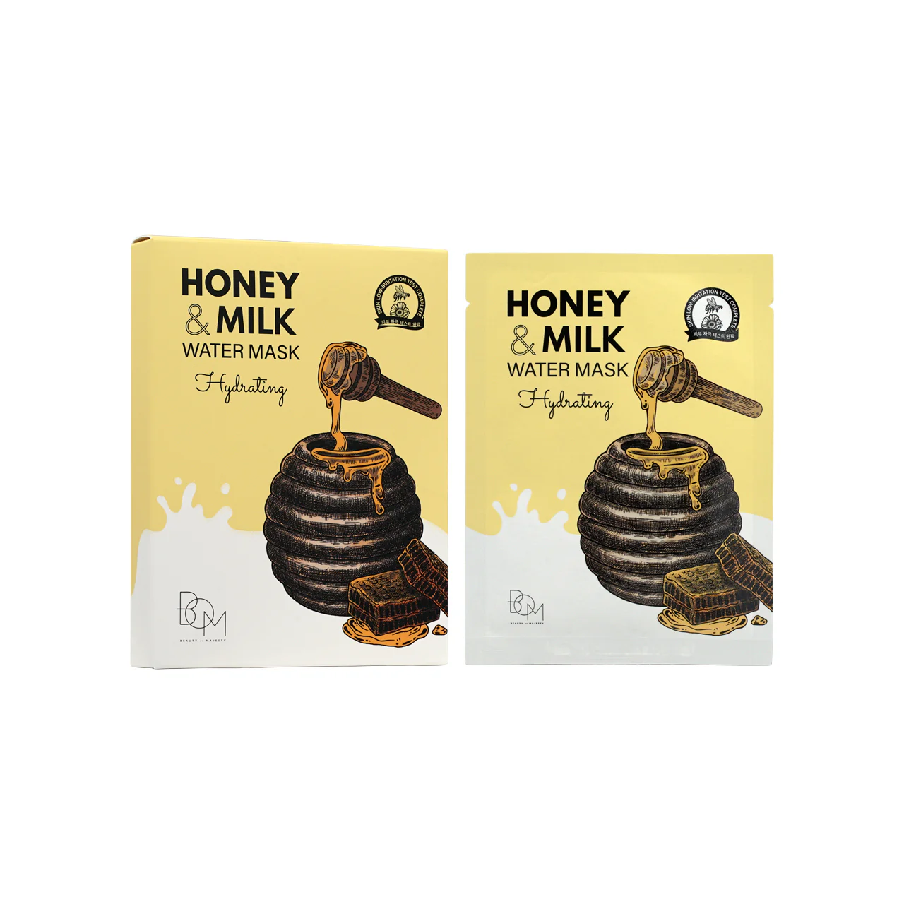 Beauty Of Majesty Honey And Milk Water Mask 5pcs