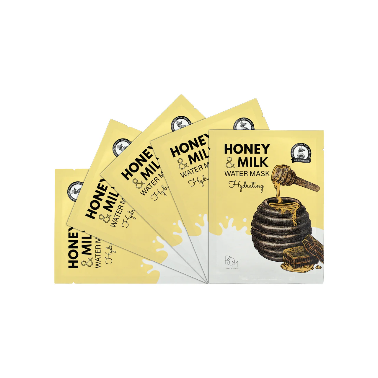 Beauty Of Majesty Honey And Milk Water Mask 5pcs - Image 5