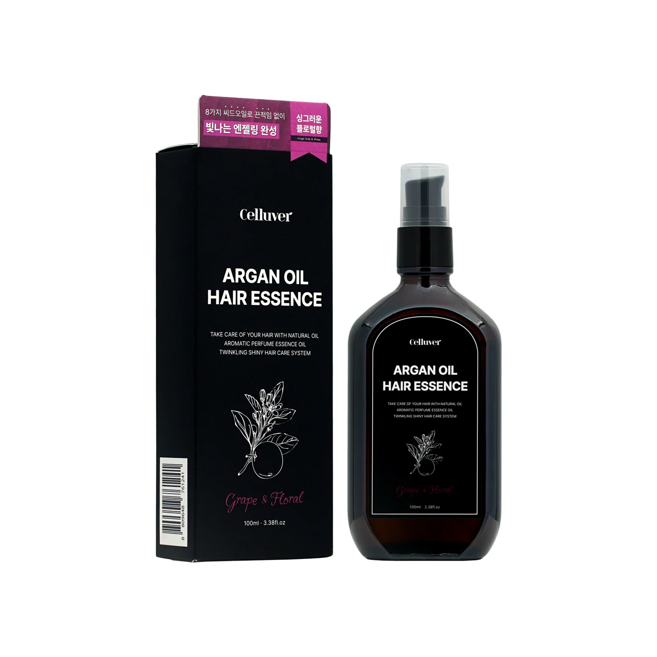 Celluver Hair Perfume Essence Oil Grape &Floral 100ml