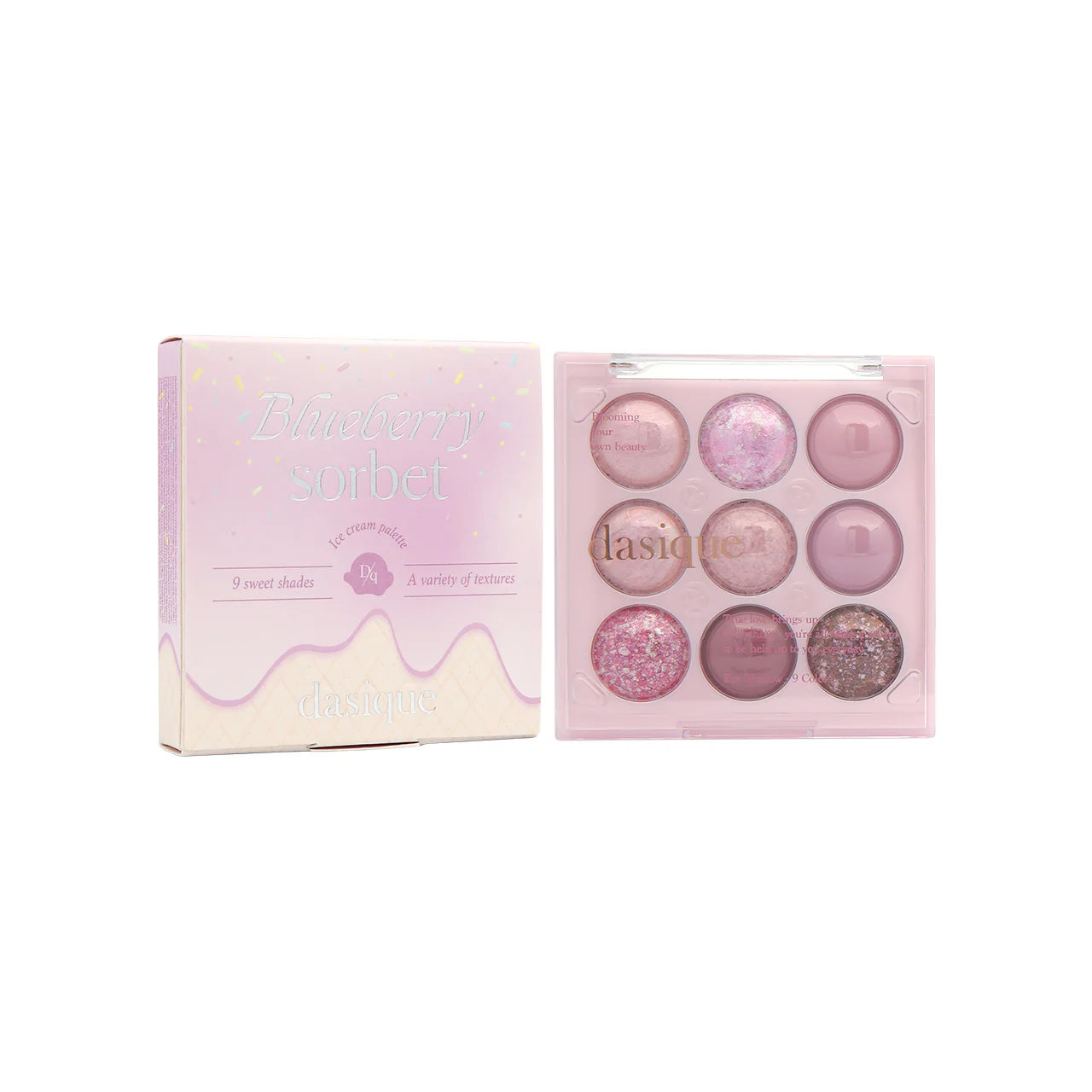 Dasique Vegan Shadow Ice Cream Palette #20 Bluberry Sorbet 13g