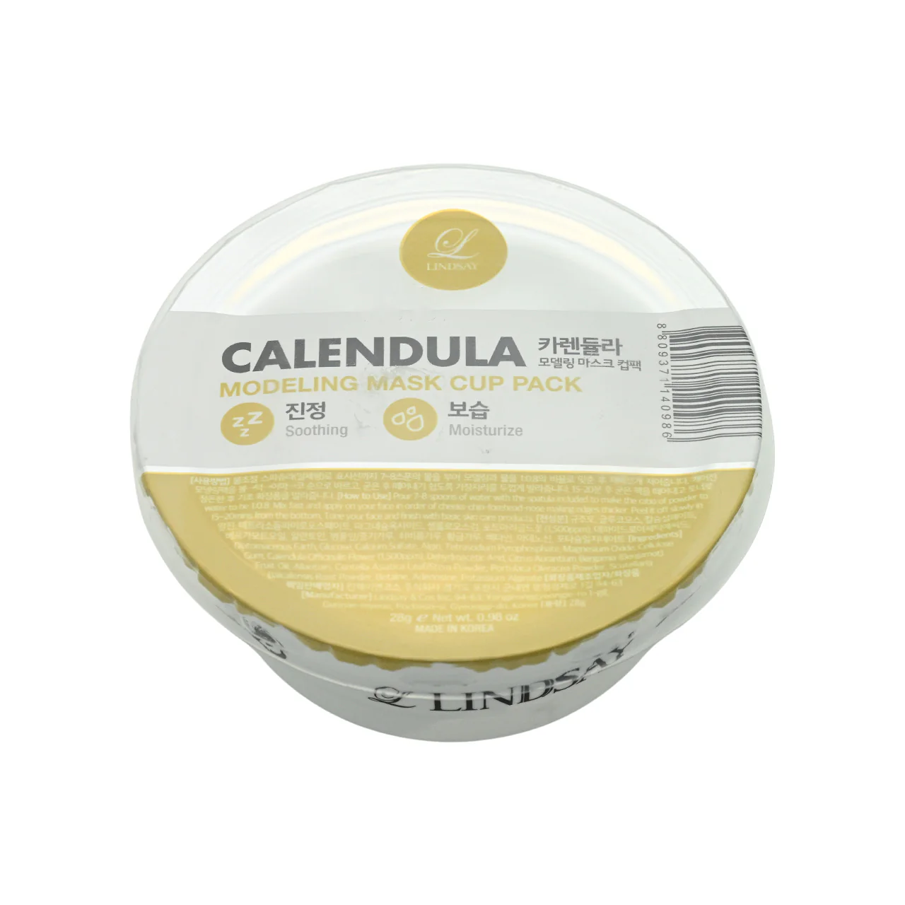 Lindsay Calendula Modeling Mask Cup Pack 28g - Image 3