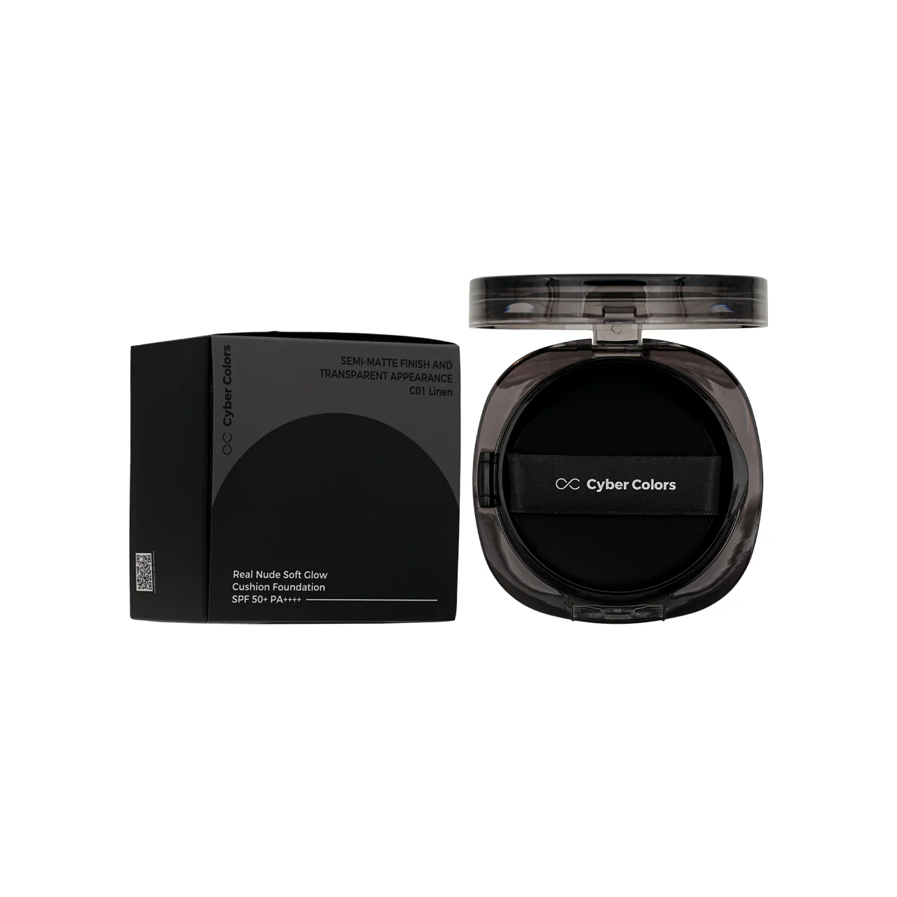 Cyber Colors SPF50+PA++++Real Nude Soft Glow Cushion Foundation #C01 12g x 2 - Image 2