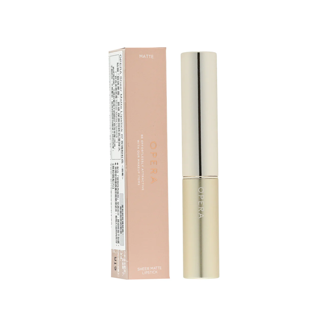 Opera Sheer Matte Lip #07 Rosy Pink 1pc