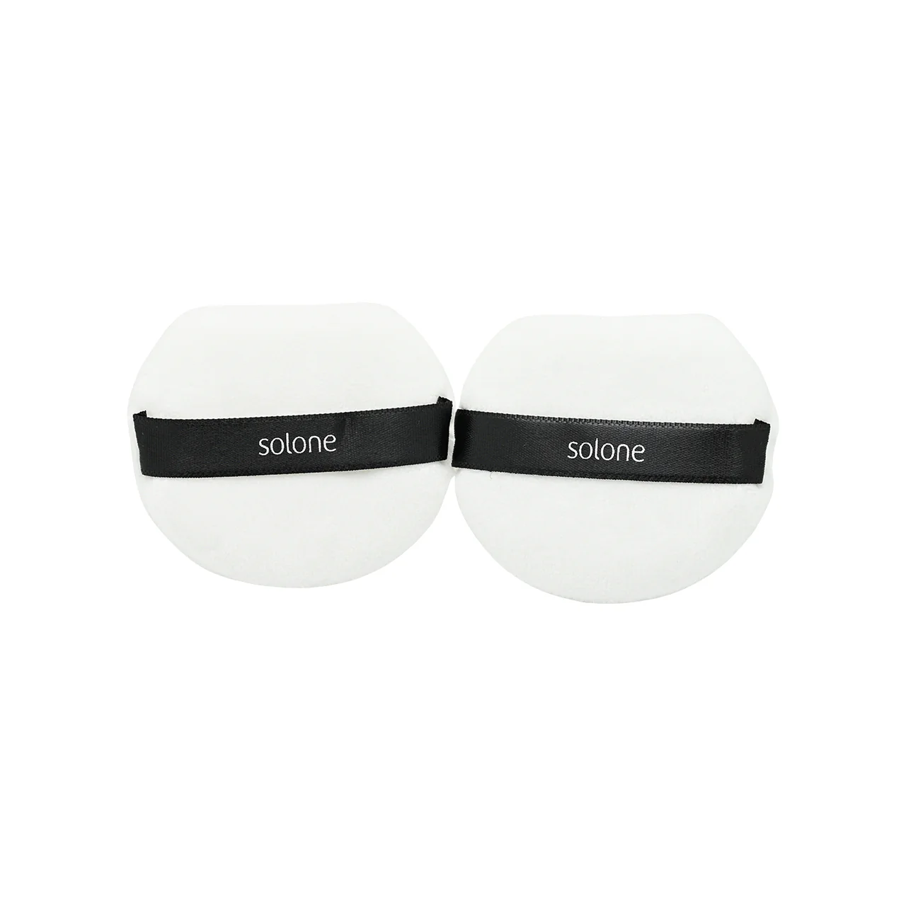Solone Premium Setting Powder Puff Flat Head Shape 2pcs - Image 2