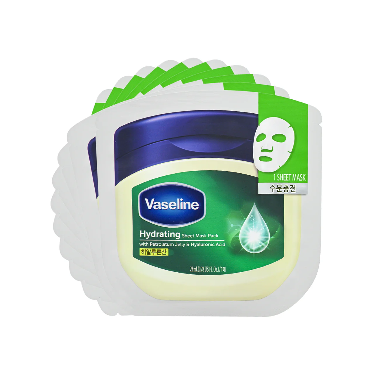 Vaseline Hydrating Sheet Mask Pack 10pcs - Image 4